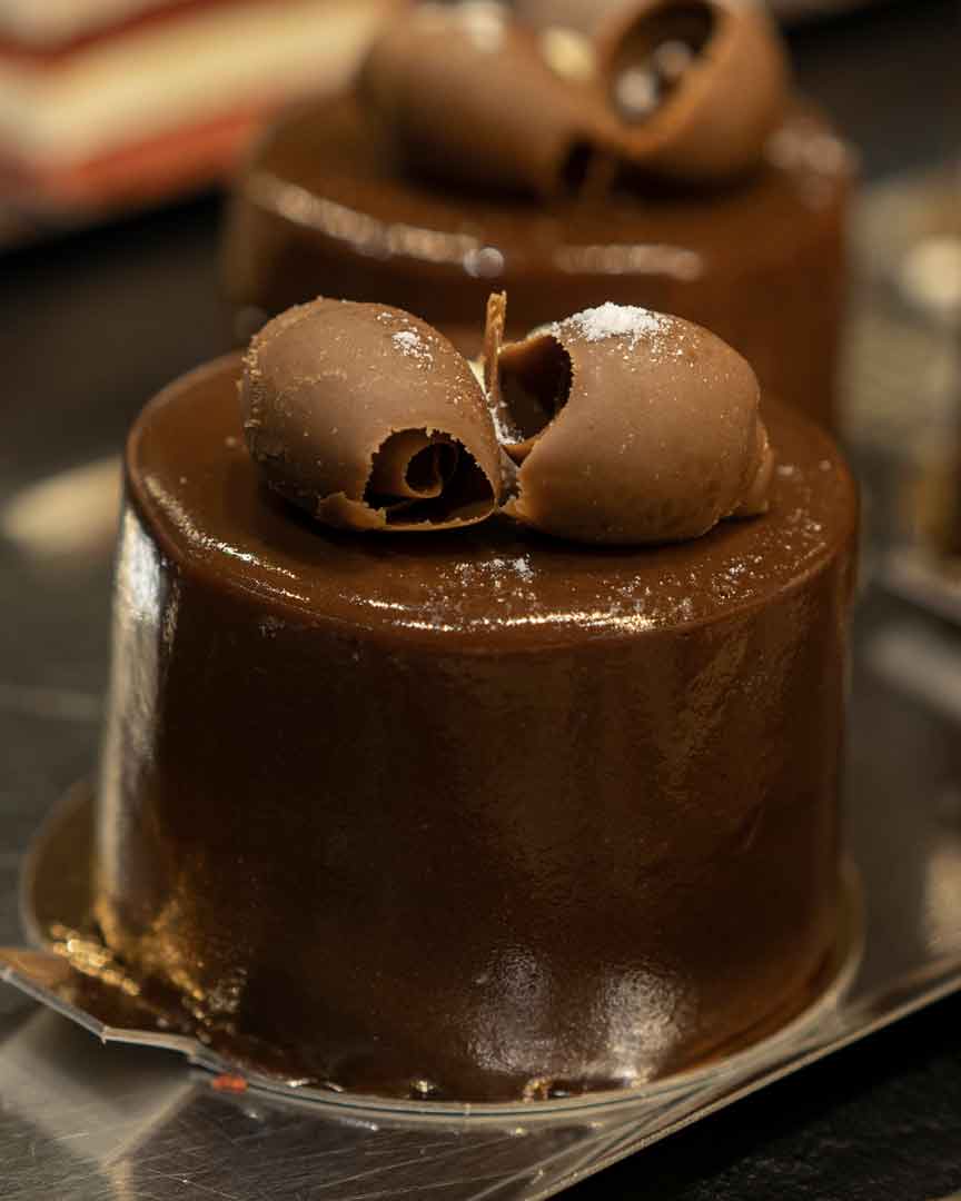 Confitería Vidal, pastel especial de chocolate